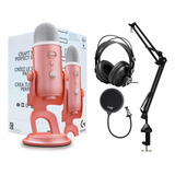Blue Microphones Yeti Usb Micrófono Aurora Collection (pink 