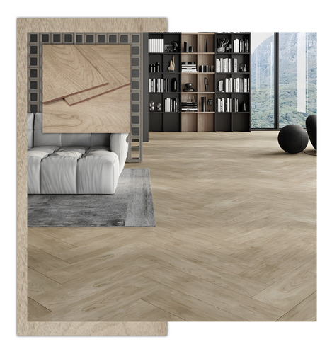 Piso Simil Madera Ceramico Porcelanico 21x83cm X Caja