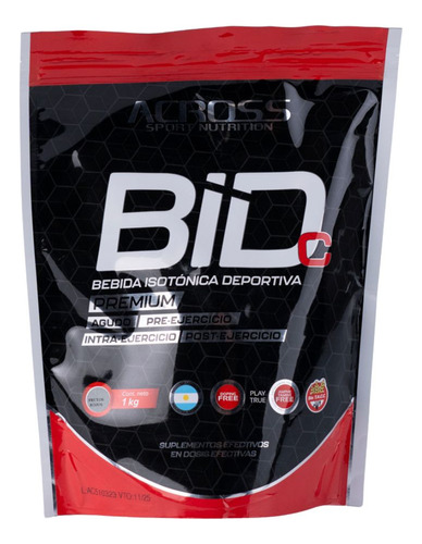 Bebida Isotónica Con Cafeina Bidc Doypack Across Frutos Rojos Polvo Doypack 1994 Ml 1kg