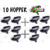 Paquete 10 Hopper Gravedad Gotcha Cargador Paintball Xtrem C