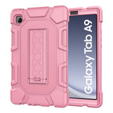 Funda Para Samsung Galaxy Tab A9 Con Atril Rosa Claro