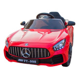 Coche Electrico Montable Mercedes Z4 Carga Usb Mp3 Luz Led Color Rojo
