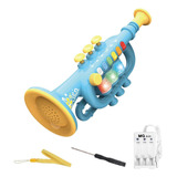 Instrumentos De Brinquedo Para Trompete Azul De Brinquedos