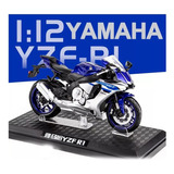 Aa Motocicleta Yamaha Yzf Mini Metal Serie 1:12