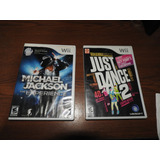 Lote. Just Dance 2 Y Michael Jackson. Nintendo Wii