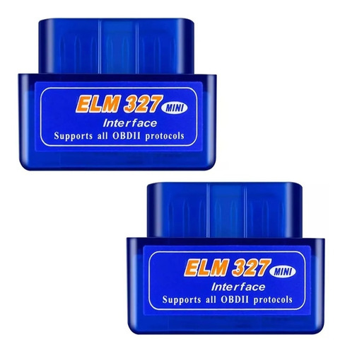 Escaner Automotriz Mini Elm327 Obd2 V2.1 Bluetooth 2 Piezas