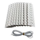 100pcs 3v Smd Lamp Beads Con Filtro Óptico Para Tv Led 32-65