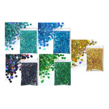 Kit 50g Glitter Flocado Holográfico Decoração De Unha Cores