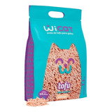 Wicat Areia Sanitária De Tofu Higiênica Gatos Pêssego 2,1kg