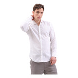 Camisa Isis Blanca, Hombre. Bravo J. Talle S Al 2xl