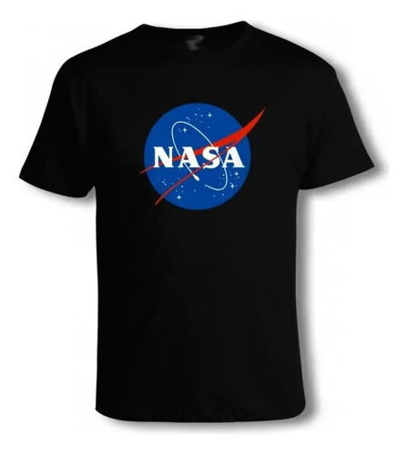 Playera Camiseta Logo Nasa Espacial Importada Houston Unisex | Meses sin interés