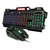 Combo Teclado Y Mouse Gamer Retroiluminado 198i Cmk