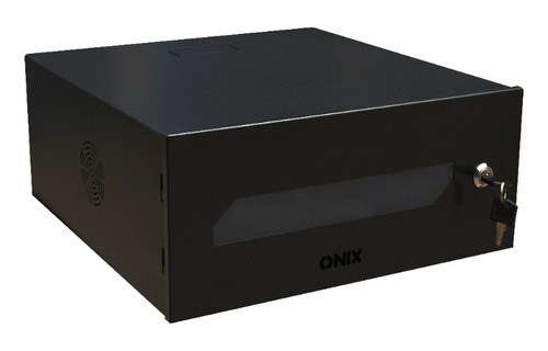 Mini Caixa Rack 15 Organizador Acrílica Onix Dvr Intelbras Cor Preto