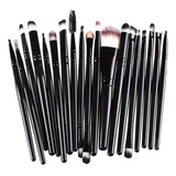 Set X20 Brochas Maquillaje Con Variedad De Pinceles 