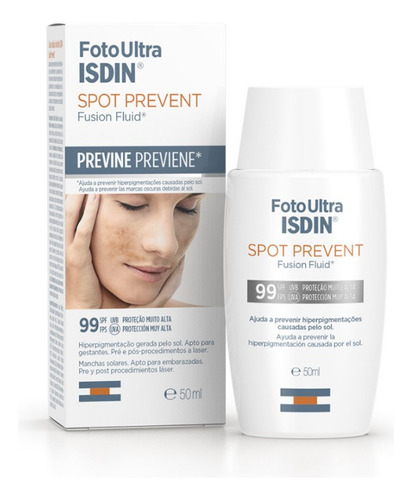 Protector Fotoultra Isdin Spf 99 Fusion Spot Prevent X50ml