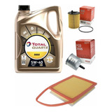 Aceite Total 9000 + Kit Filtros Partner Y Berlingo 1.6 Hdi 