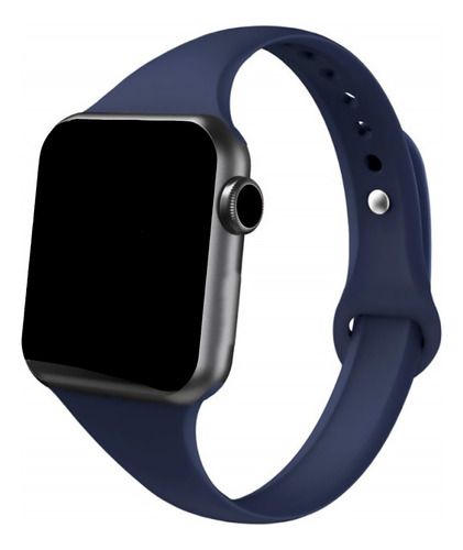 Pulseira Silicone Slim Fina Para Apple Watch Smartwatch Iwo