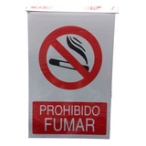 Señalizacion Cartel Adhesivo Prohibido Fumar 20x30cm