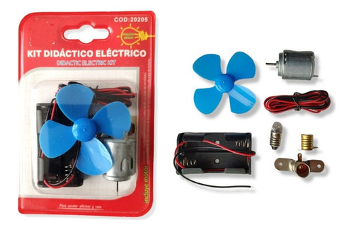 Set Circuito Eléctrico Escolar 7pcs Didáctico Manualidades