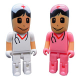 2pack Robot Nurse Unidades Flash Usb Memory Sticks Unidad De