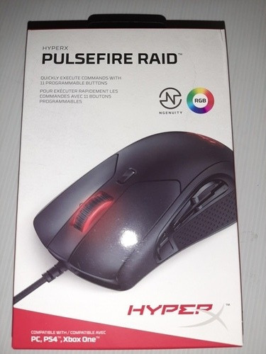 Mouse Gamer Hyperx Pulsefire Raid 16000dpi 11 Botones Rgb