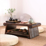 Starbrilliant Mesa De Té Antigua Con Patas Plegables Para