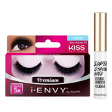 Kit 1 Cílios I-envy Juicy Volume 2 + 1 Cola Incolor 48h Kiss