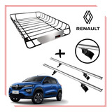 Kit Renault Kwid 2023 Porta Maletas Barras Alum+ Canastilla