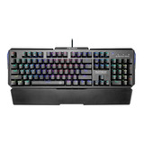 Teclado Optico Gamer Rgb Fantech Mk882 Pantheon Gaming Color Del Teclado Negro Idioma Inglés Us Internacional