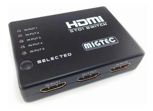 Chaveador De Video Switch Hdmi 5 X 1 Hdtv , Full Hd  El305