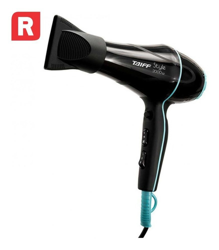 Secador De Cabelo - Style Preto 2000w 110v - Taiff