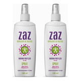 2 Repelentes De Insetos Spray 130ml - Zaz