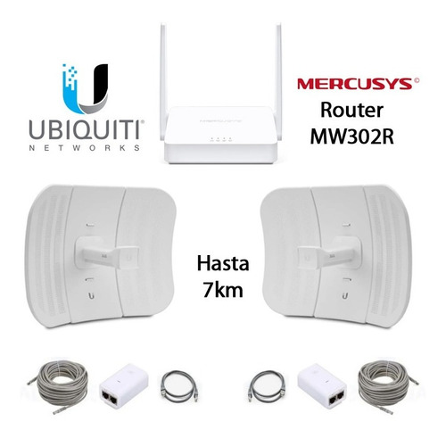 Litebeam M5 Kit Punto A Punto Incluye Router Todo New