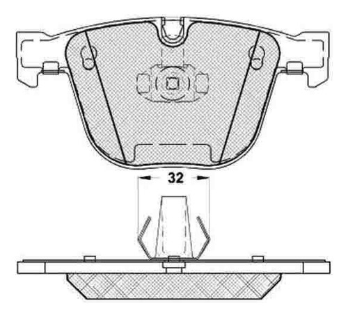 Pastillas Freno Para Bmw X5 3.0 Sd - 4.8i 4wd 07/ Trasera Ic Foto 2