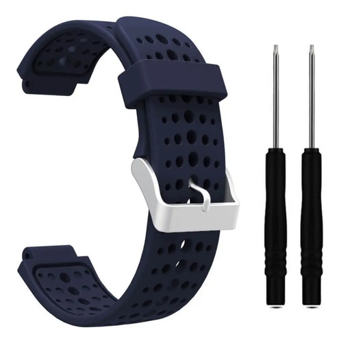 Pulseira Poolsy Silicone Compatível Garmin 230 235 630 735xt