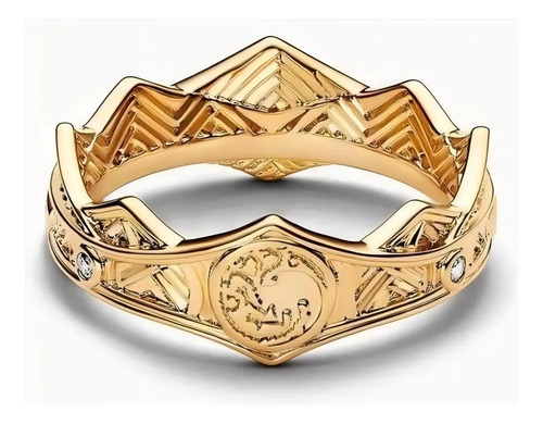 Anillo Corona Casa De Dragón Juego De Tronos Game Of Thrones