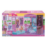 Muñeca Barbie Y Casa De Muñecas, Juego Portátil De 1 Pla.