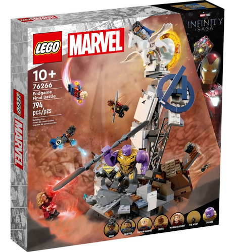 Lego Marvel Ultimato A Batalha Final 76266 Com 794 Peças