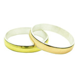 Alianzas Oro Y Plata Para Casamiento Anillos Italianas Oro