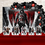 Kit Decoração De Festa Infantil Assassin's Creed M