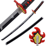 Espada Madera Anime Kimetsu No Yaiba Demon Slayer Cosplay K2