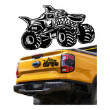 Sticker Calca Puerta Cajuela Monster Truck Batea Pick Up