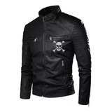 Jaqueta Couro Masculina Motoqueiro Rockeiro Harley Davidson