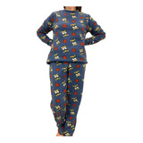 Conjunto Soft Pijama Feminino Masculino  Inverno Flanelado