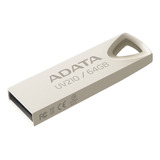 Kit 10 Memoria Usb 64gb Adata Uv210 2.0 Plateado Metalica 