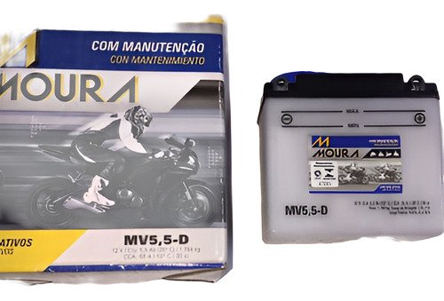 Bateria Moura Mv5-5d Yamaha Ybr125 Factor