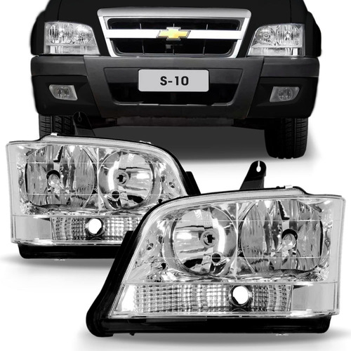 Par Farol S10 Blazer 2001 2002 2003 2004 2005 A 2011 Cristal