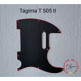 Escudo Tagima Telecaster T505 Il Fibra Carbono Com Vermelho