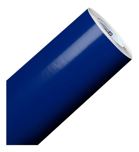Adesivo Vinil Azul Envelopamento Móveis, Geladeira 10m X 1m