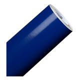 Adesivo Vinil Azul Envelopamento Móveis, Geladeira 10m X 1m